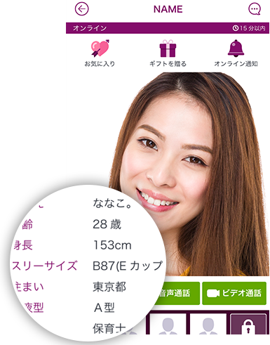 STEP2:プロフィールを確認